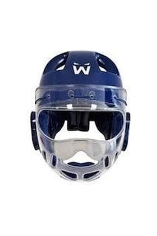 Whiteface Taekwondo Kapalı Mantar Kask-mavi Mavi