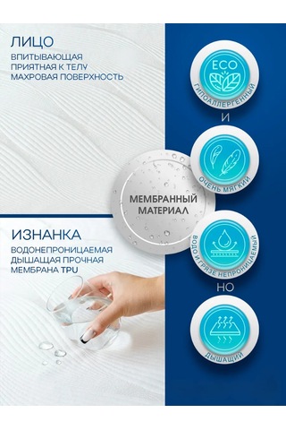 Torgovyj Dom Sleutel Bilgisi: Su Geçirmez Elastik Yatak Koruyucu 80x200 338383838