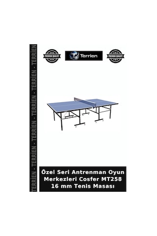 Özel Seri Antrenman Oyun Merkezleri Cosfer Mt258 16 Mm Tenis Masası