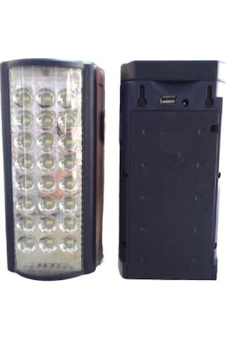 Model3418 Usb Şarj Çıkışlı 18led 80 Saat Akülü Şarjlı Işıldak .