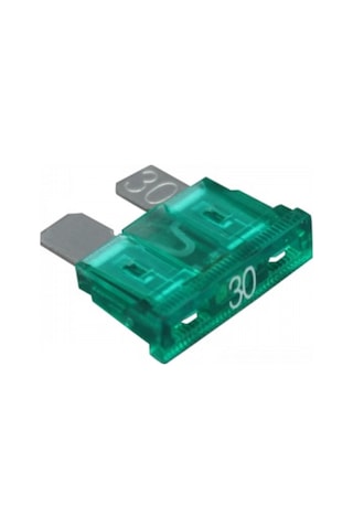 (100 ADET) 30 AMPER OTO BIÇAK SİGORTA (NORMAL/STANDART BOY)