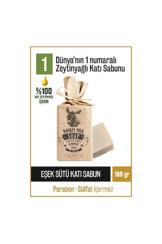 Doğal Eşek Sütü Ve Zeytinyağı Katı Sabun Zeytinyağlı Eşek Sütlü E