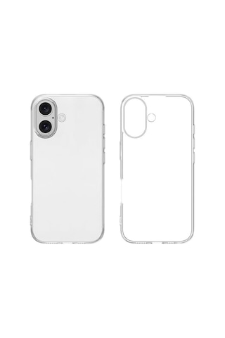 Spia Apple İphone 17 İle Uyumlu Kılıf Şeffaf Premier Silikon Orijinal Apple İphone 17 İle Uyumlu, Şeffaf 50 x 22