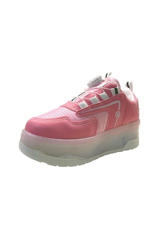 Tuğba Ortopedi 001 Çocuk Işıklı Tekerlekli Sneaker Pembe
