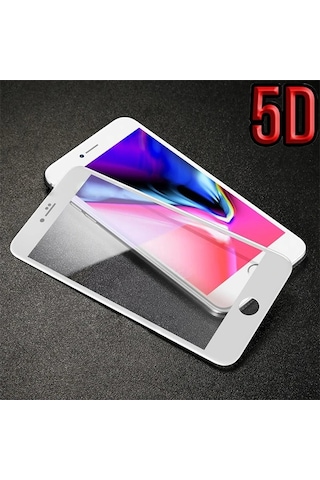 Apple, Uyumlu iPhone 66s 5d Full Tempered Kırılmaz Cam Ekran Koruyucu- 5775
