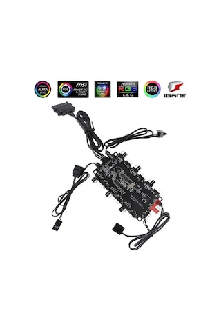 Fan Kontrol 8 Port Kumandalı Argb Fan Kontrol Kiti