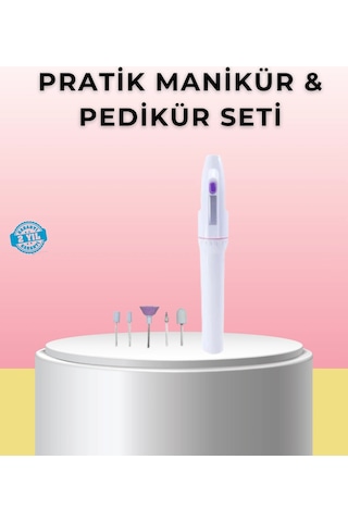 Profesyonel Elektrikli Tırnak Bakım Matkap Seti - Düşük Gürültü Ve Taşınabilir Tasarım
