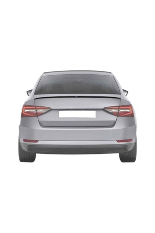 Skoda Superb Uyumlu Yedek Parça 2015-2019 Piano Black Spoiler