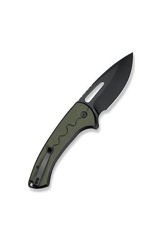 Sencut Squiggy Black / Green G10 Handle Black 9cr18mov Blade Kamp Çakı Yeşil