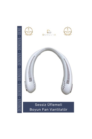 Boyunfanı Şarjlı Taşınabilir Mini Usb Sessiz Fan Güçlü Motorlu Giyilebilir Şık Üflemeli Boyun Vantil