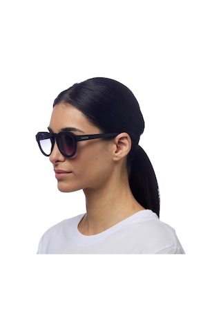 Okkia Zeno Round Unisex Güneş Gözlüğü Siyah Siyah