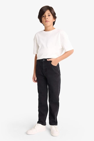 Defacto Erkek Çocuk Straight Fit Düz Paça Jean Polar Astarlı Pantolon F4290a825wnnm40 Siyah