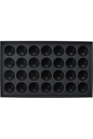 Konesam 28 Delikli Gazlı Balık Köftesi, Ahtapot Küçük Topları Ve Battaniye Yumurtası Pişirme Tabağı - 2 Adet İğne İle Diğer