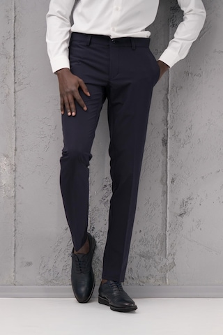 Notra Slimfit Pamuklu Full Likralı Esnek Yazlık Kumaş Pantolon Lacivert