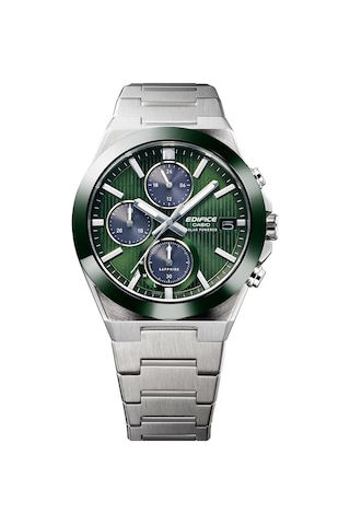 Casio Efs-s650d-3adf Güneş li Kronograf Erkek Kol Saati Metalik Gri