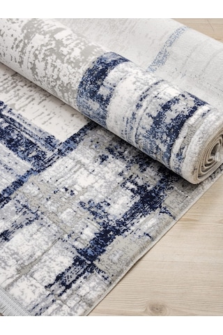 Artemis Murano 09161b Gri Lacivert Halı 160x230 Ölçü Gri