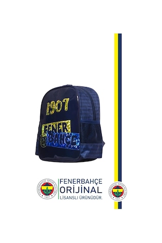 Fenerbahçe Orijinal Lisanslı Anaokulu Çantası Fb Sarı Lacivert Çanta 010 Lacivert