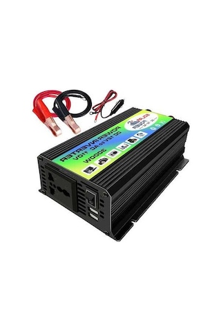 Besthome1 110v 300w Düzeltilmiş Sinüs Dalga Invertör, Taşınabilir Hafif, Kamp Seyahat İçin İdeal