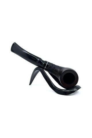 Dapper Half Bent Billiard Briar Gül Kökü 9 Mm Filtreli El Yapımı Pipo - 3563
