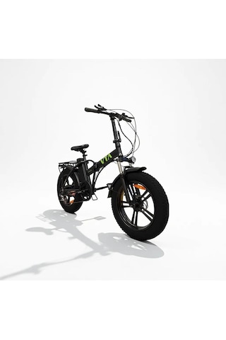 Vb2 Pro - 20 İnç Elektrikli Bisiklet - 7 Vites Katlanabilir Yapı İle Şehir İçi Ulaşım İçin İdeal Siyah