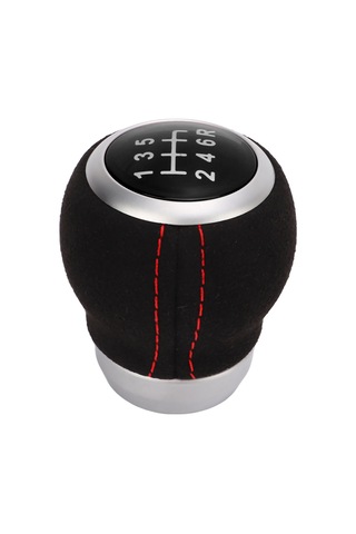 Reedark Subaru Araçları İçin 6 Vites Örgücü Kolu Kapağı - Deri Dokulu Ergonomik Tasarım - Pvc+abs Malzeme - Siyah Kapağı