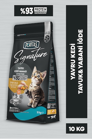 Peritas Signature Tavuklu Yavru Kedi Maması 10 KG
