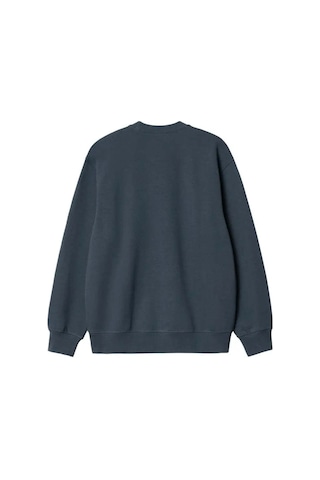 Carhartt Wıp Erkekler Için Mavi Pamuklu Cep Sweatshirt - Rahat Ve Şık Seçim