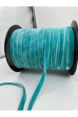 Paşateks- 1 Cm Düz Kadife-5 Metre -z.yeşil