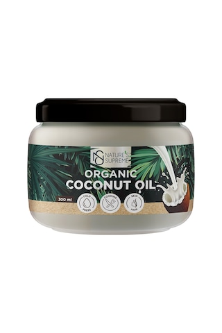 Nature's Supreme Organik Hindistan Cevizi Yağı Soğuk Sıkım 300 ML