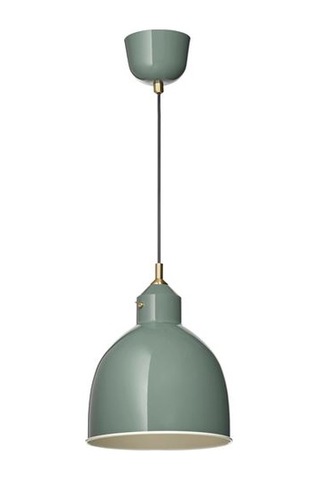 Ikea Rödflık Sarkıt Lamba, Gri-yeşil