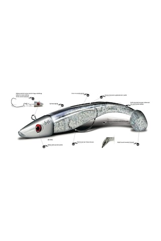 Delalande Swat Shad 110Mm 15Gr Silikon Yem (459801701)