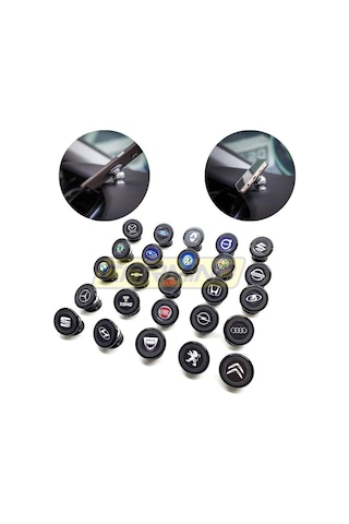 Siyah Mıknatıslı Metal Telefon Tutucu 001