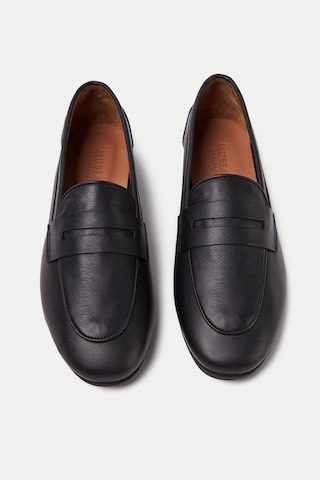 Mubiano Hakiki Deri Collection Kadın Loafer & Babet Siyah -mcmng12103-s Siyah