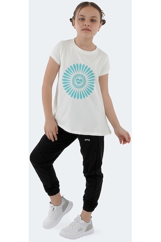 Slazenger POSEIDON IN Kız Çocuk Tişört Ekru