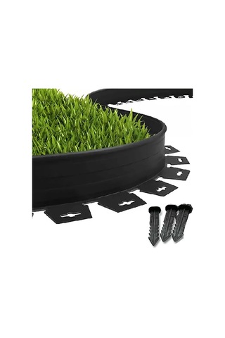 Lux Garden Çim Ayırıcı 2,5 M Siyah Çim Sınırlayıcı Taş Toprak Ayıracı Çim Ayracı Çim Ayırıcı Bariyeri Sku: Smgstk7a10ba71f0