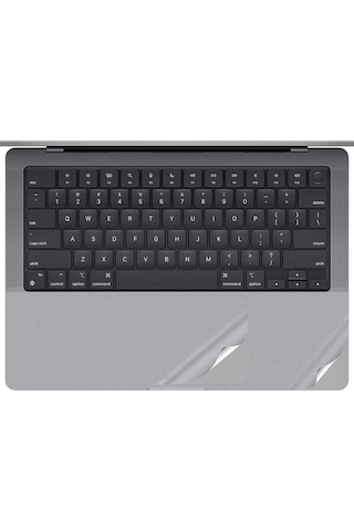 Codegen 14" Macbook Uyumlu Air M1 A2442 Space Gray Trackpad Koruyucu Sticker Etiket