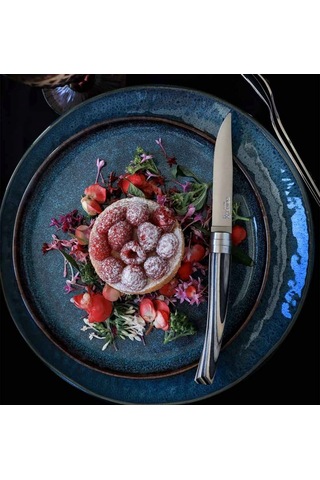 Opinel Chic 4'lü Et Bıçağı Seti - Lamine Huş Ağacı Laminated Birch Wood Çok Renkli