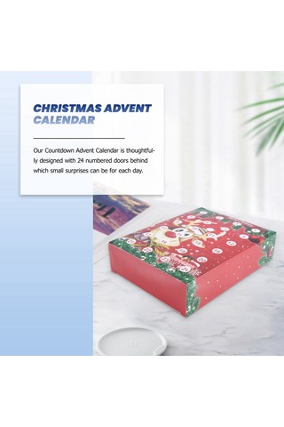 Çocuklar İçin Noel Advent Takvimleri Anahtarlık Süslemeleri Dekorasyon