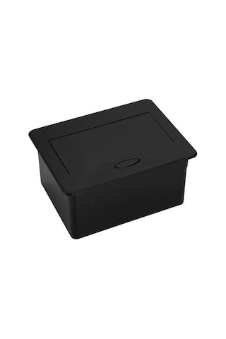 Pazly Yan Suntek Siyah Sehpa Ofisi Için Gömme Elektrik Adaptörleri Bm