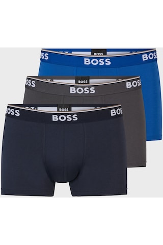 Boss 50475274 487 Erkek Boxer Saks-Lacivert-Haki Saks - Lacivert