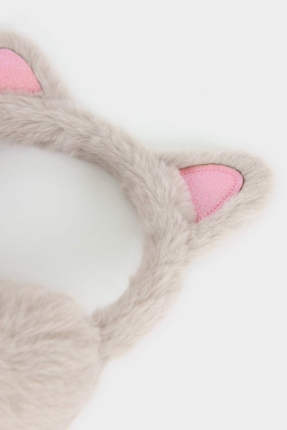 Defacto Kız Çocuk 3d Pelüş Kulaklık A5715a825wngr100 Gri