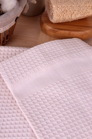 Baveno Çok Amaçlı Pike Havlu Seti 40 x 60 - 60 x 110 2'li Pembe
