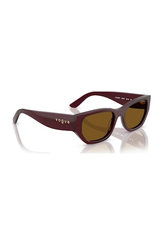 Vogue 0vo5586s 328483 - Komple Bordo Kadın Güneş Gözlüğü Bordo