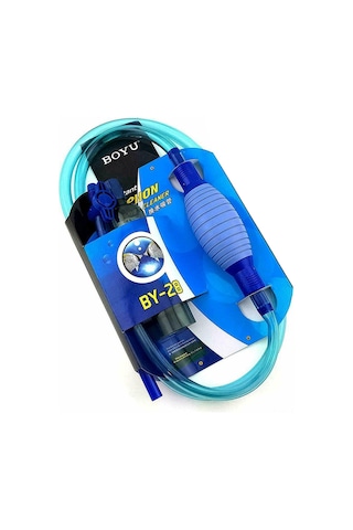 Yifomall Akvaryum Su Değiştirme Pompası - 20 Galon Kapasiteli Pvc Siphon Temizleyici