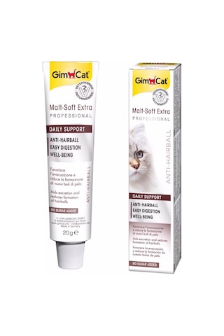 Gimcat Malt-Soft Extra Tüy Yumağı Önleyici Kedi Macunu 20 G Gimcat Malt-Soft Extra Tüy Yumağı Önleyici Kedi Macunu 20 G