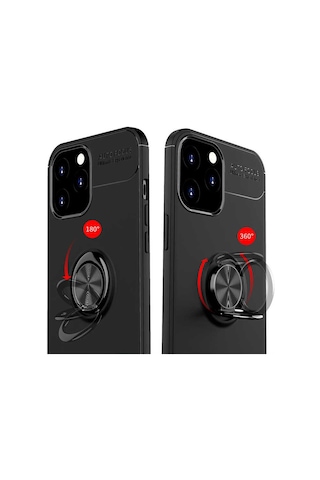 Apple Uyumlu iPhone 12 Pro Uyumlu Zore Ravel Silikon Kılıf-siyah Siyah -