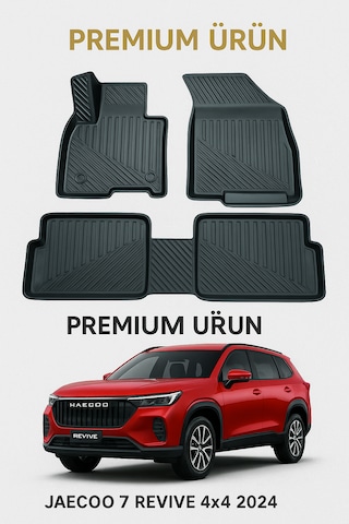 Jaecoo 7 Evolve 4x2 2024 Uyumlu 3d Oto Paspas Premium