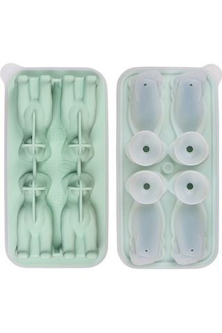 Reedark Ev İçin Silikon Buz Kalıbı - 4'lü 3d Labrador Şekilli Buz Küpü, Köpek Figürlü, Kahve Kokteyl İçin, Yıkamak Kolay, Gri Çok Renkli