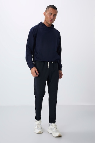 Tommy Life İndigo Yüzeyi Dokulu Standart Fit Erkek Eşofman Alt - 82154