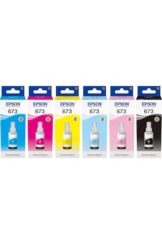Epson 673 Serisi 6Lı Mürekkep Seti Epson Epson 673 Serisi 6Lı Mürekkep Seti Epson